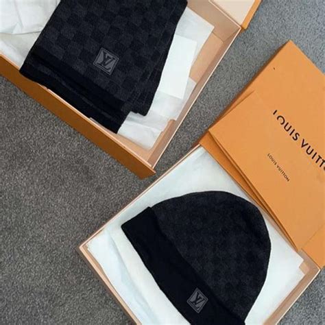 cheap louis vuitton hat and scarf set|genuine louis vuitton scarf.